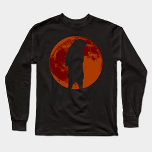 Full Moon Grizzly - Grizzly Bear Halloween Long Sleeve T-Shirt